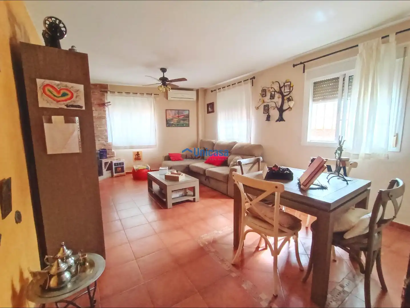 Sala de estar de Piso en venta en Málaga con Calefacción y Terraza