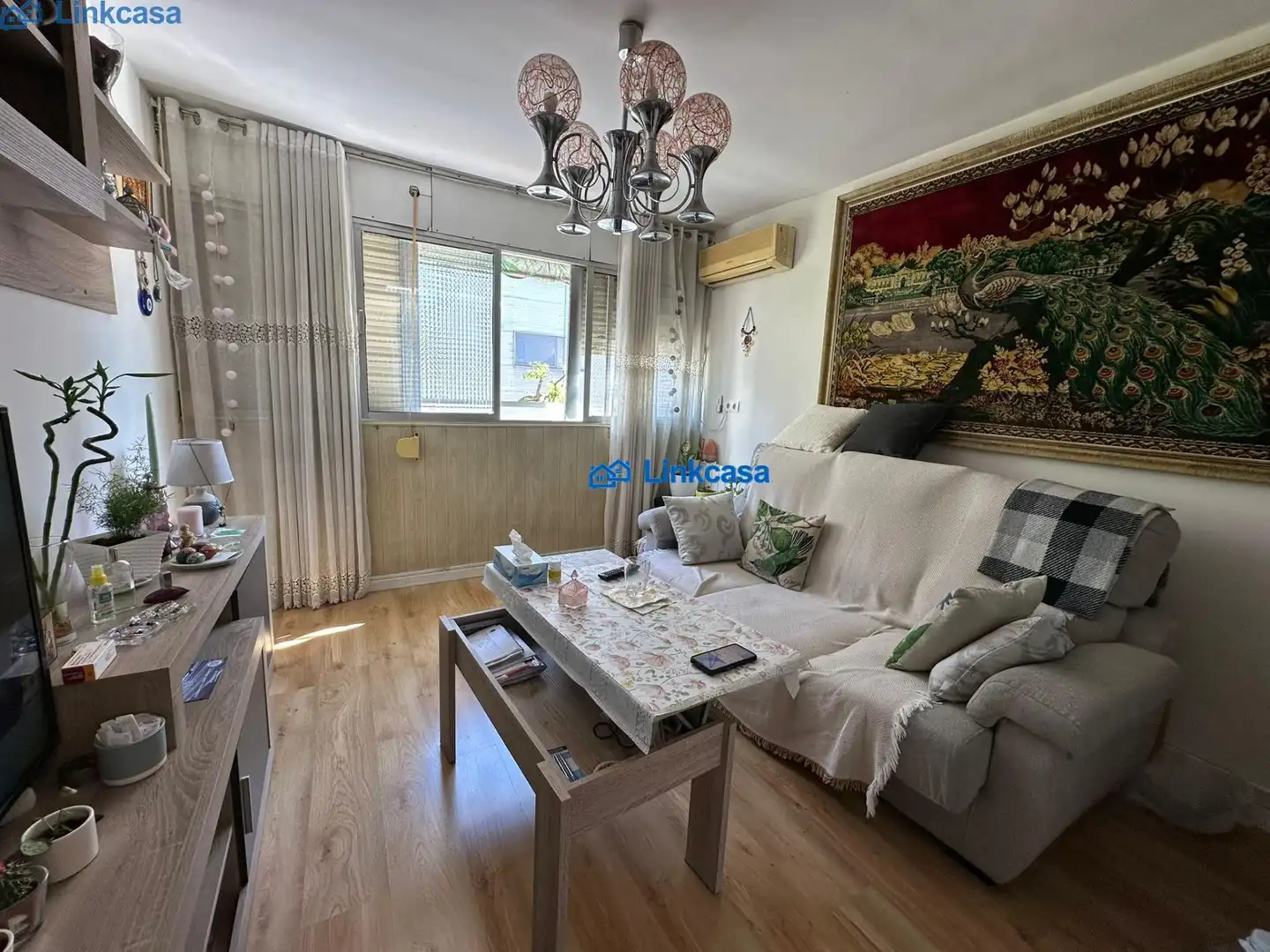 Living room of Flat for sale in Madrid  with Air Conditioner and Heating