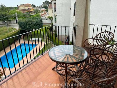 Balcony of Apartment for sale in Roda de Berà  with Terrace, Furnished and Community pool