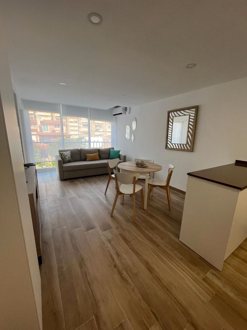 Living room of Apartment to rent in Benicasim / Benicàssim  with Air Conditioner, Heating and Furnished