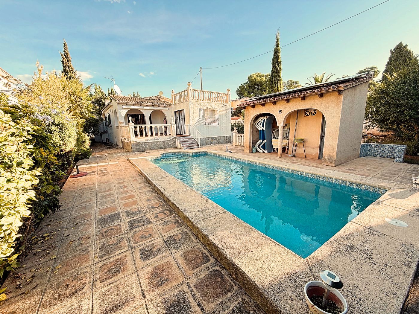 Exterior view of House or chalet for sale in Calpe / Calp  with Air Conditioner, Private garden and Terrace