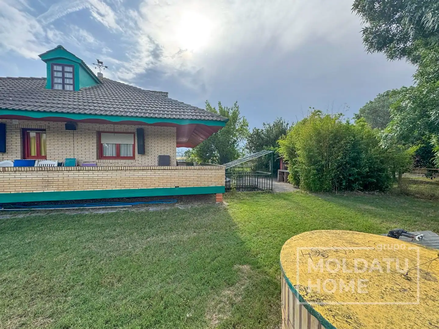 Vista exterior de Casa o chalet en venta en Lodosa con Calefacción, Jardín privado y Terraza