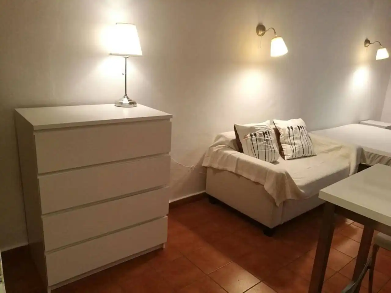 Schlafzimmer von Wohnung zur Miete in Barcelona mit Möbliert