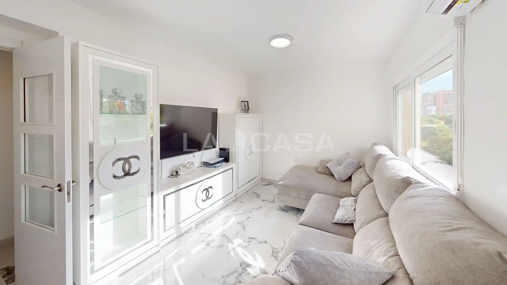 Sala d'estar de Pis en venda en Sueca amb Aire condicionat i Balcó