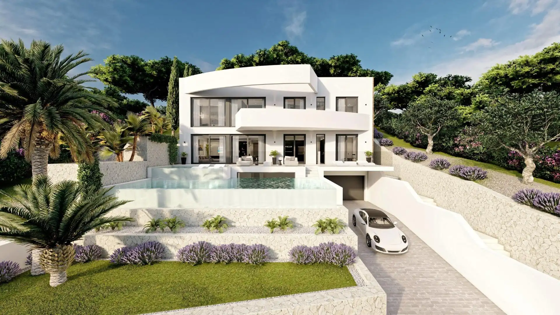 Vista exterior de Casa o xalet en venda en Altea