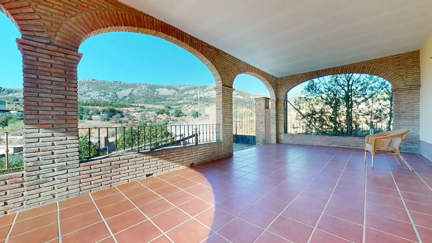 Terrasse von Country house zum Verkauf in Hornachos
