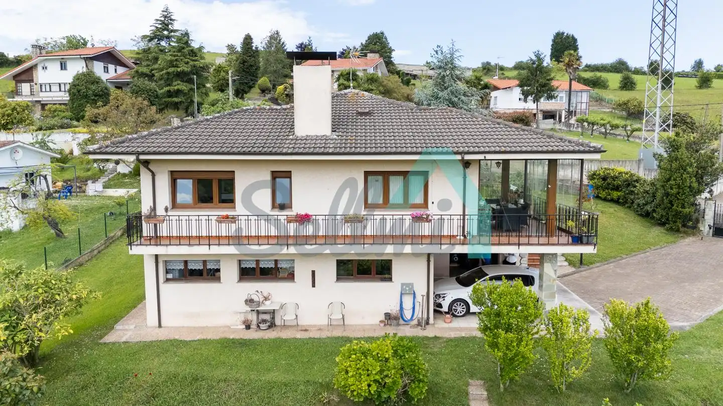 Exterior view of Houses for sale in Gijón   with Heating, Private garden and Terrace