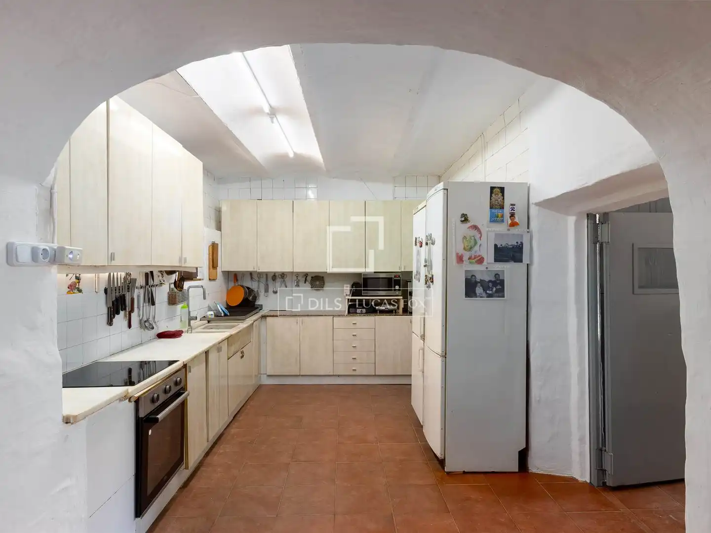 Cocina de Finca rústica en venta en Vilassar de Dalt con Jardín privado