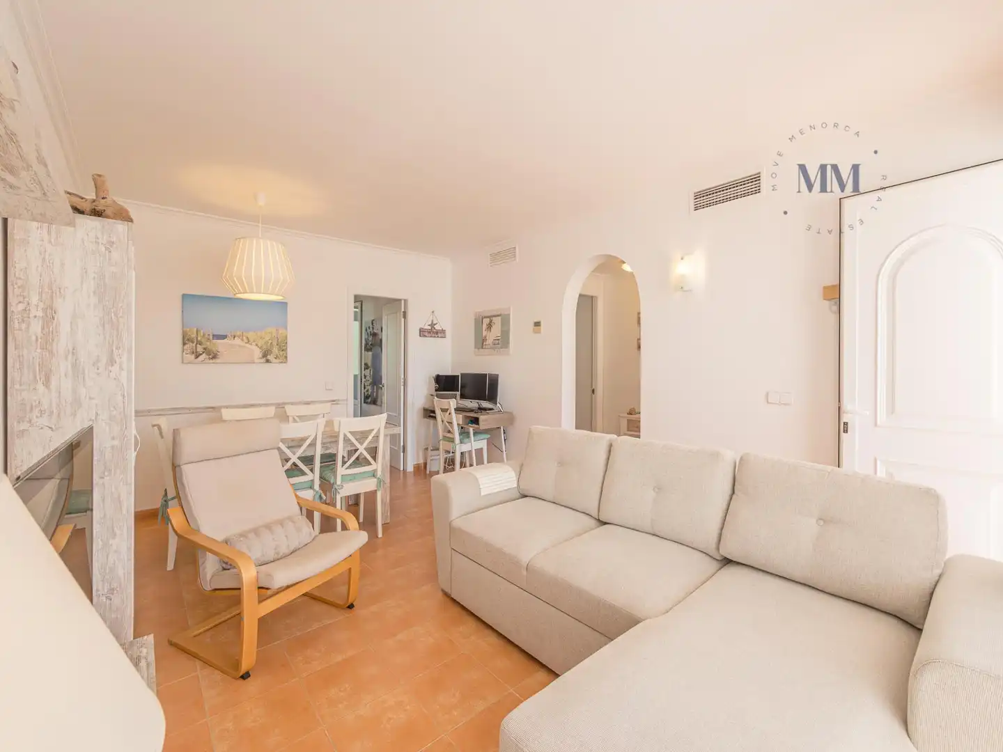 Sala de estar de Apartamento en venta en Es Mercadal con Aire acondicionado, Calefacción y Terraza