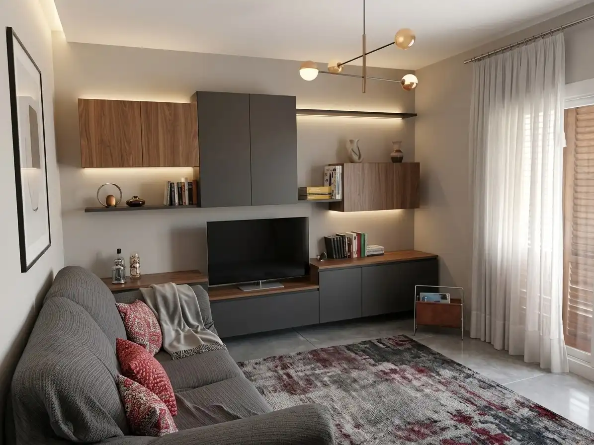 Sala de estar de Piso en venta en Mataró con Balcón