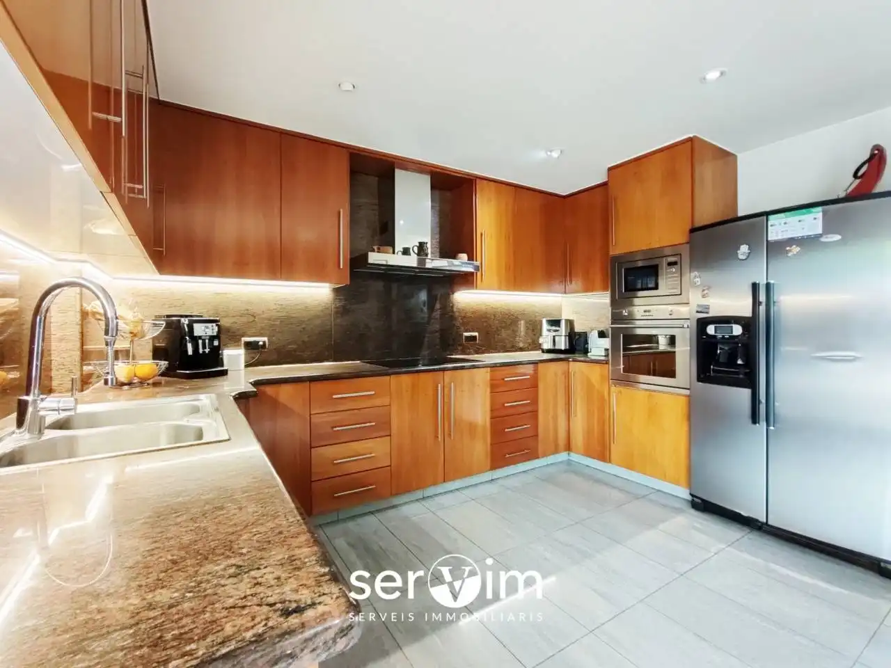 Kitchen of Houses for sale in Llagostera  with Air Conditioner, Private garden and Terrace