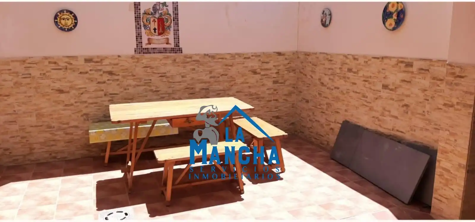 Jardí de Casa adosada en venda en Pozohondo amb Aire condicionat, Calefacció i Terrassa