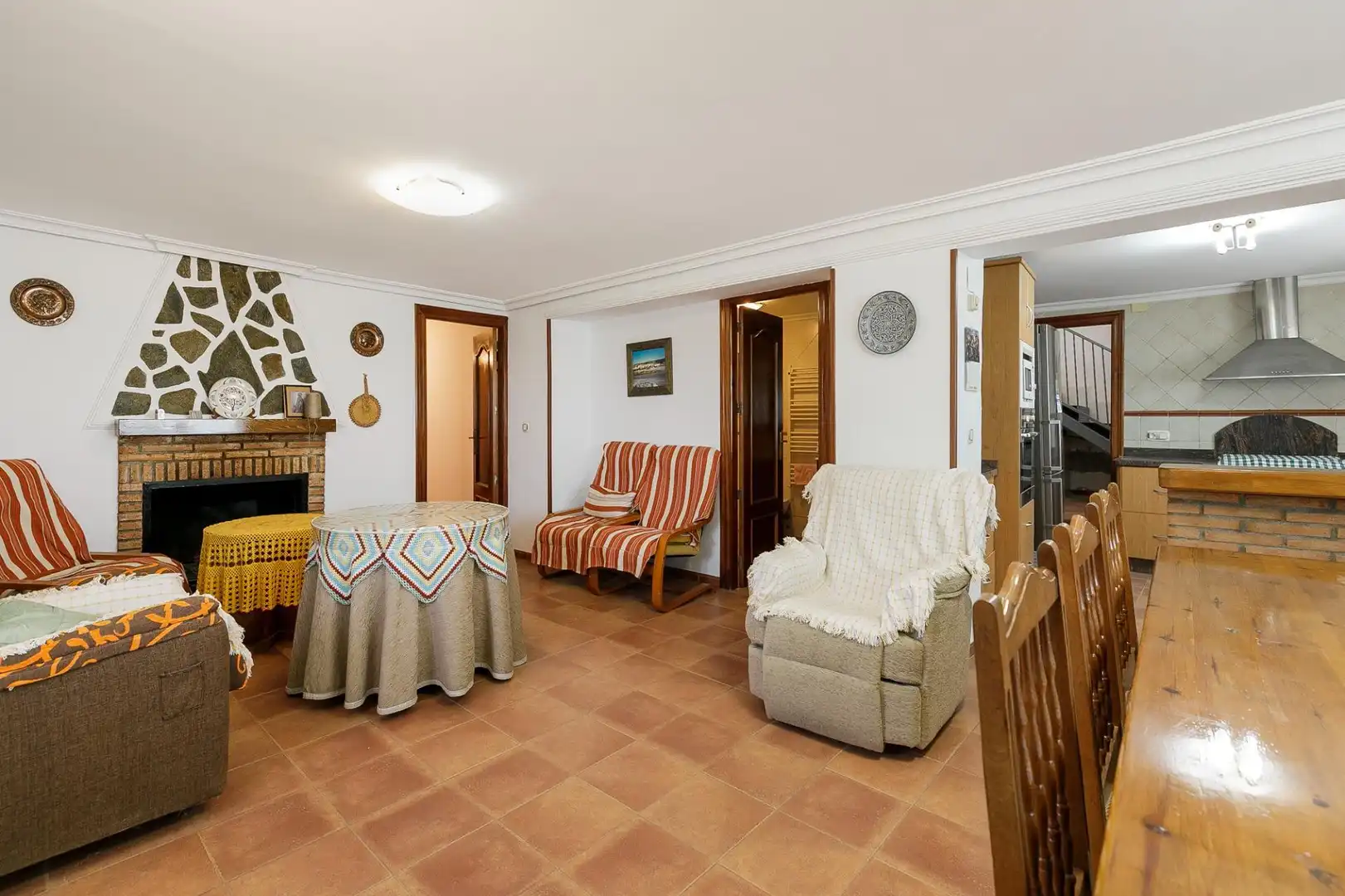 Sala de estar de Finca rústica en venta en Castilléjar con Calefacción y Jardín privado