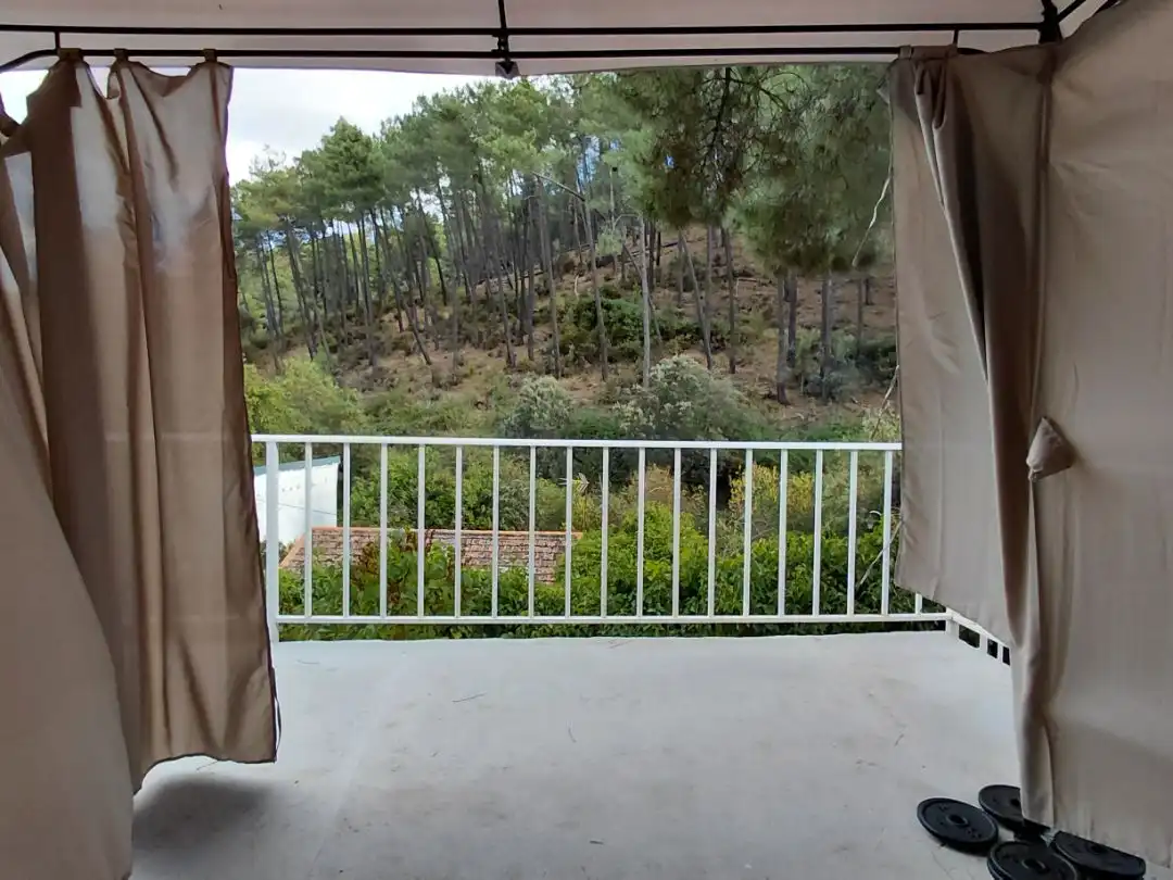 Terraza de Casa o chalet para compartir en Valdemaqueda con Calefacción, Jardín privado y Terraza