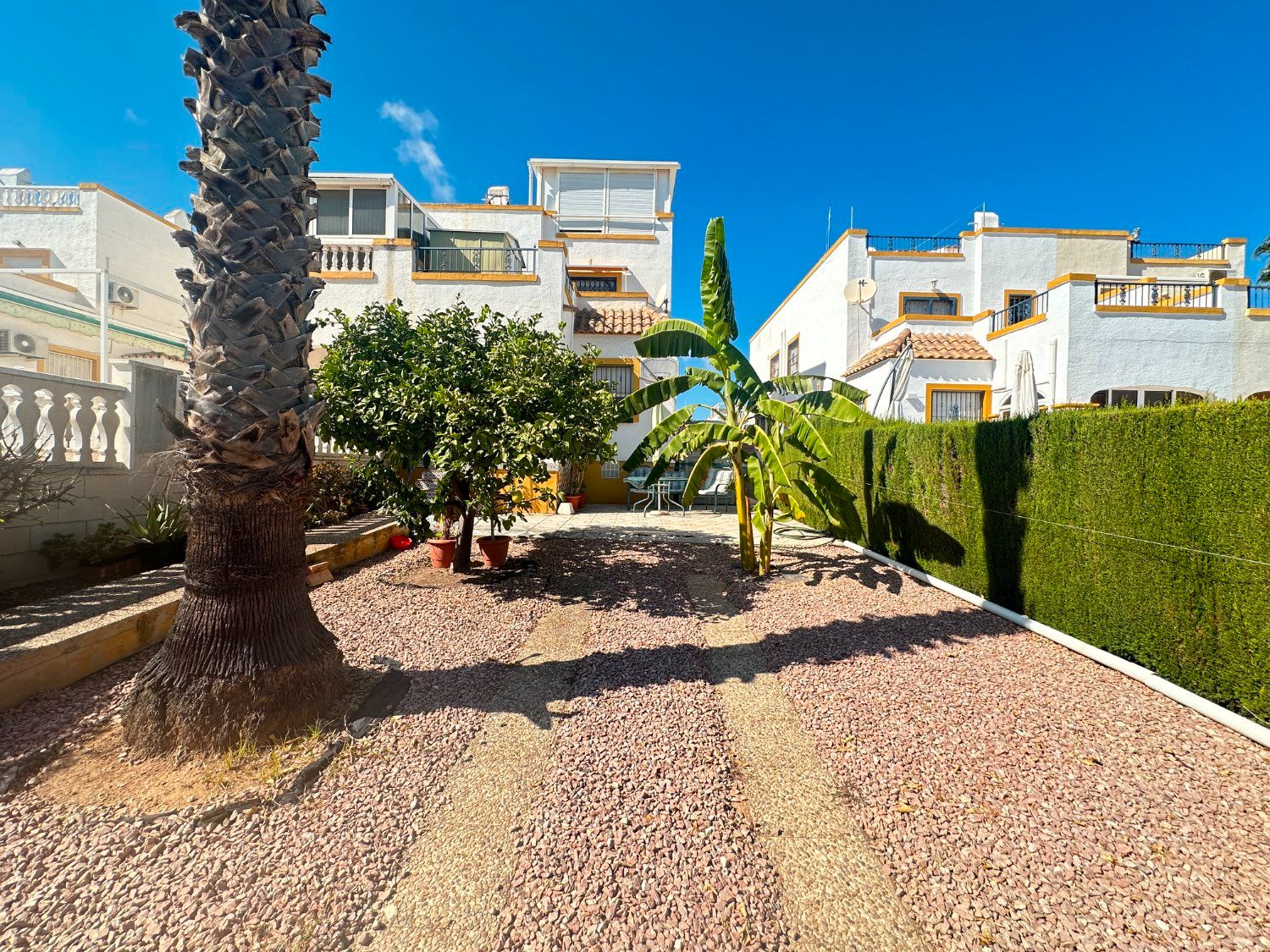 Garden of Duplex for sale in Orihuela  with Air Conditioner, Swimming Pool and Furnished