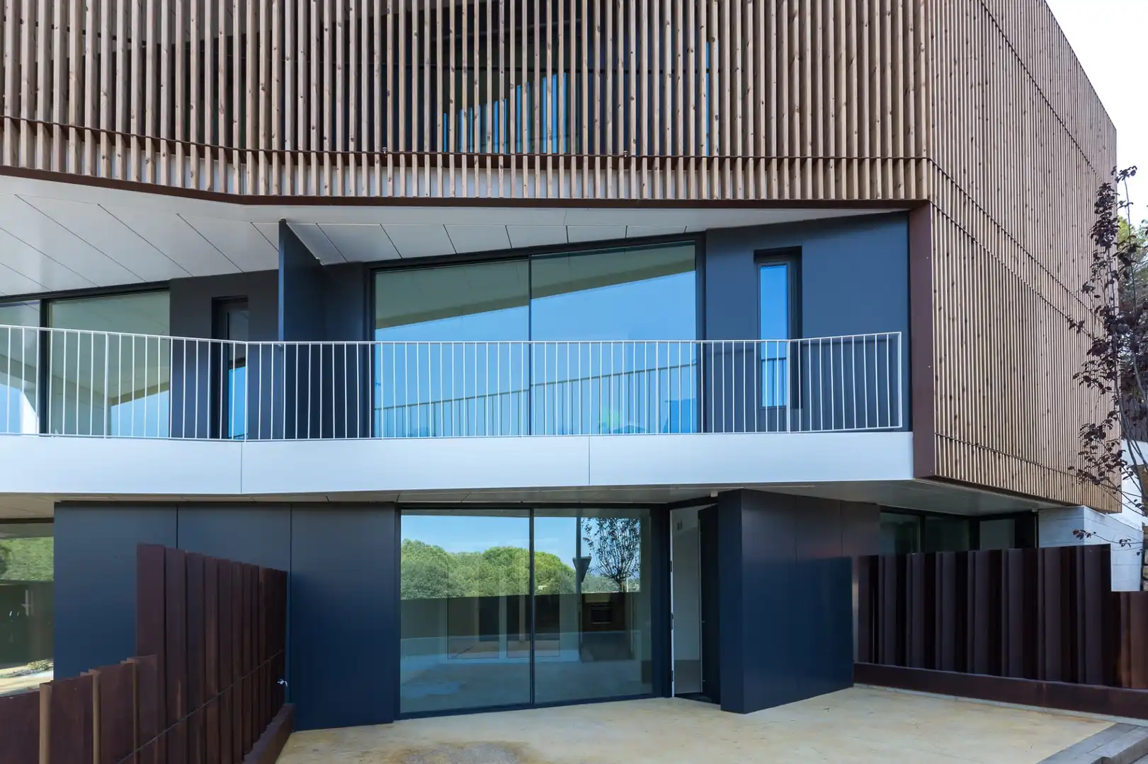 Exterior view of Detached homes for sale in Sant Just Desvern  with Air Conditioner, Heating and Terrace