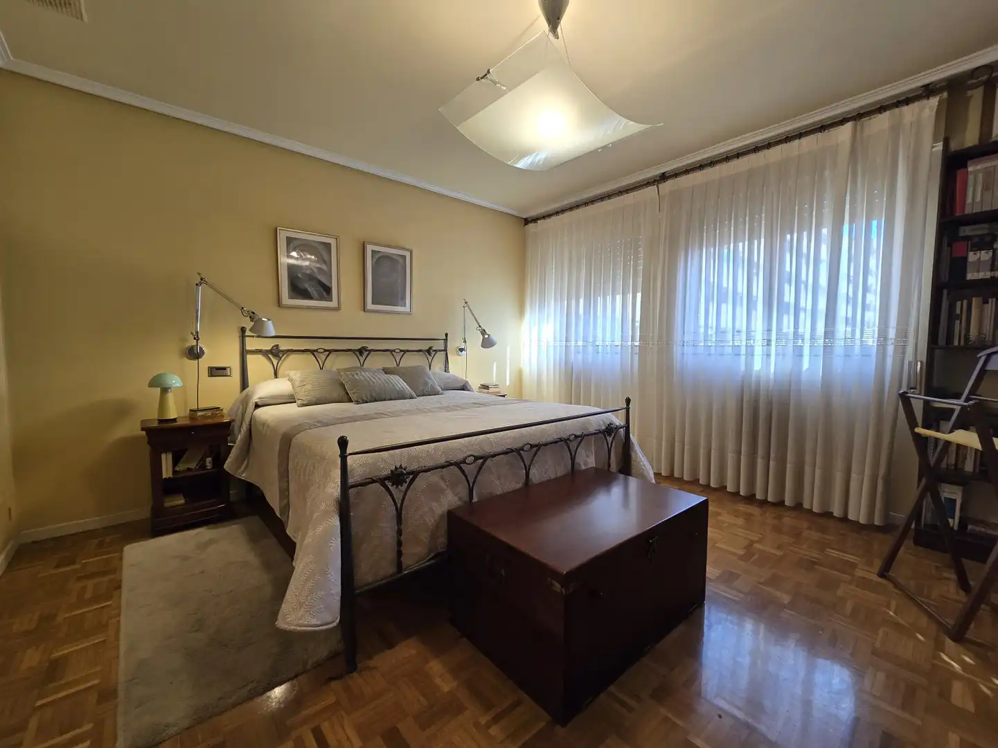 Schlafzimmer von Wohnung zum Verkauf in  Logroño mit Heizung, Parkett und Abstellraum