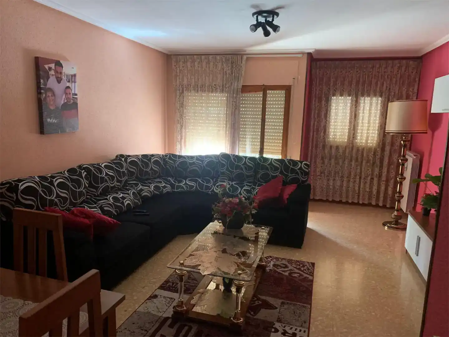Living room of Flat for sale in Daroca  with Furnished and Balcony
