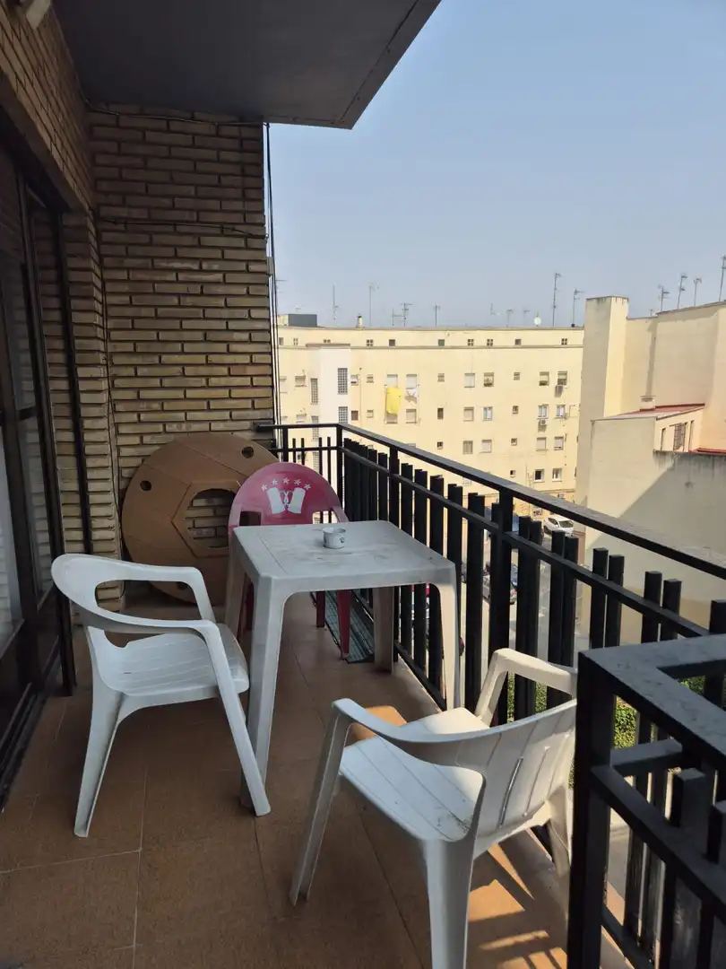 Terraza de Piso de alquiler en Badajoz con Amueblado