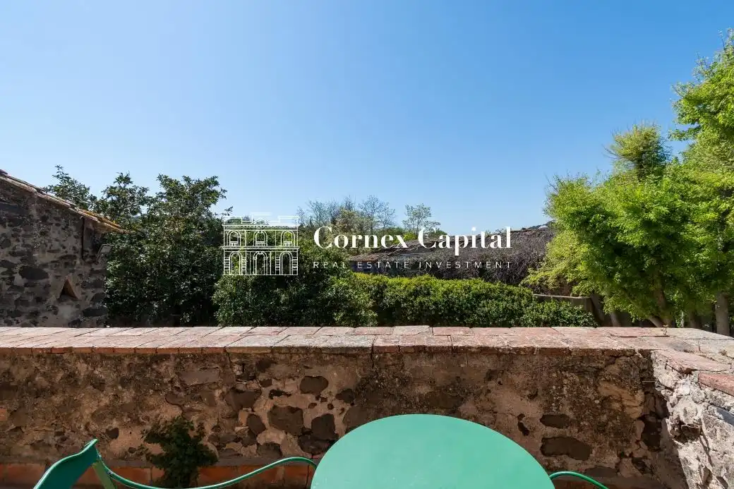Jardín de Finca rústica de alquiler en Rupià con Aire acondicionado, Calefacción y Jardín privado