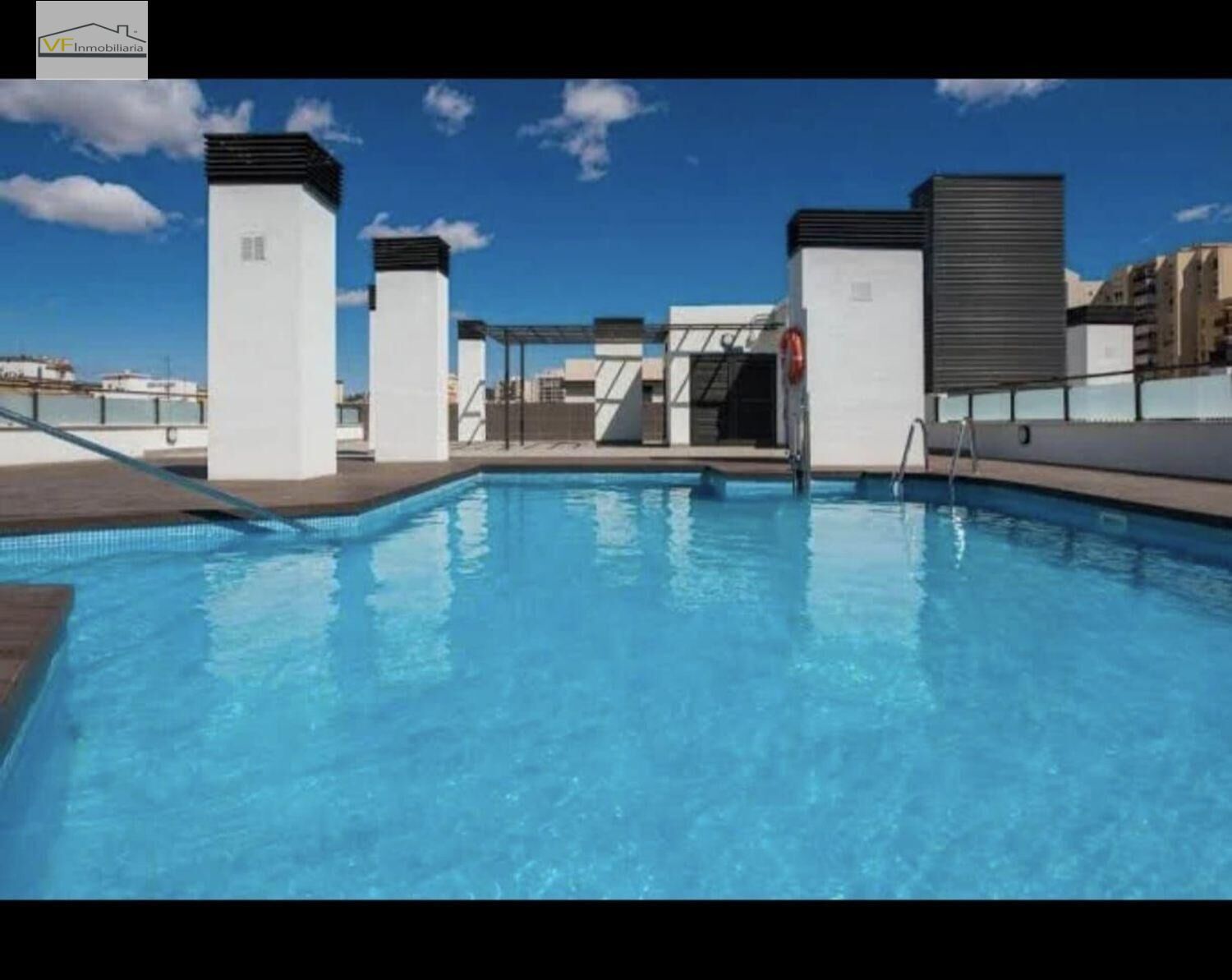 Swimming pool of Flat for sale in Málaga Capital  with Air Conditioner, Terrace and Community pool