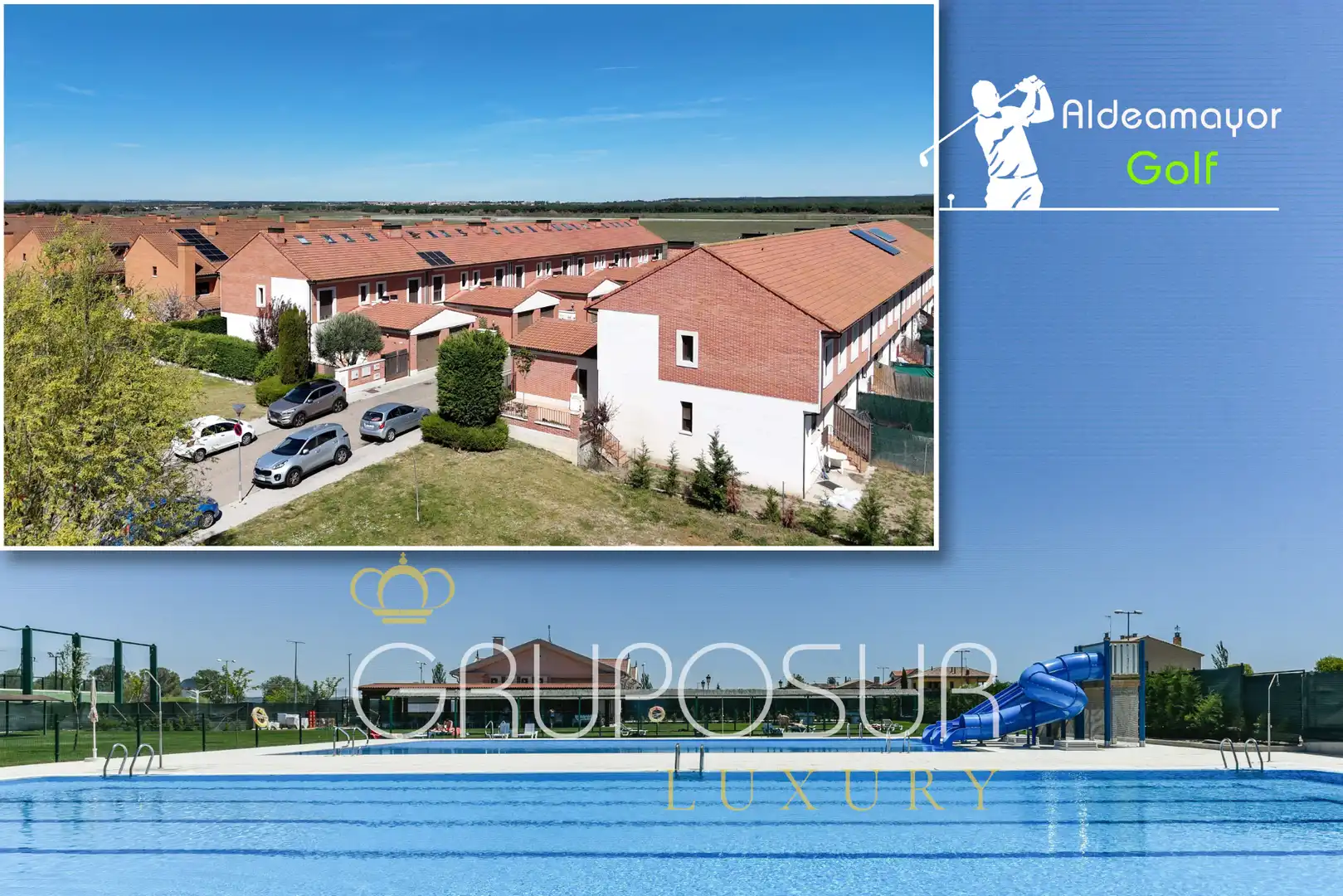 Casa adosada en venda en Aldeamayor de San Martín amb Calefacció, Jardí privat i Parquet