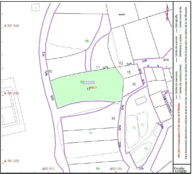 Residencial en venta en Valle de las Navas