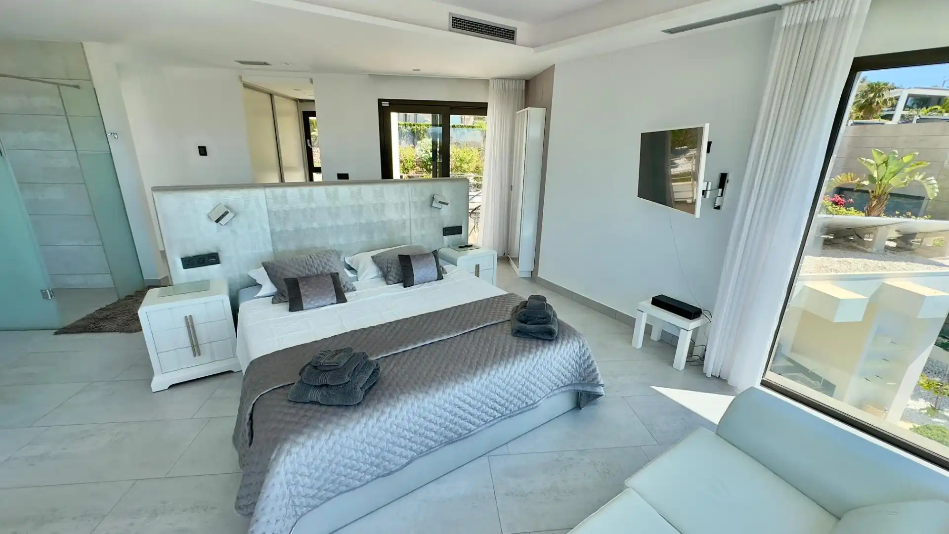 Bedroom of Houses for sale in Jávea / Xàbia  with Air Conditioner, Heating and Private garden