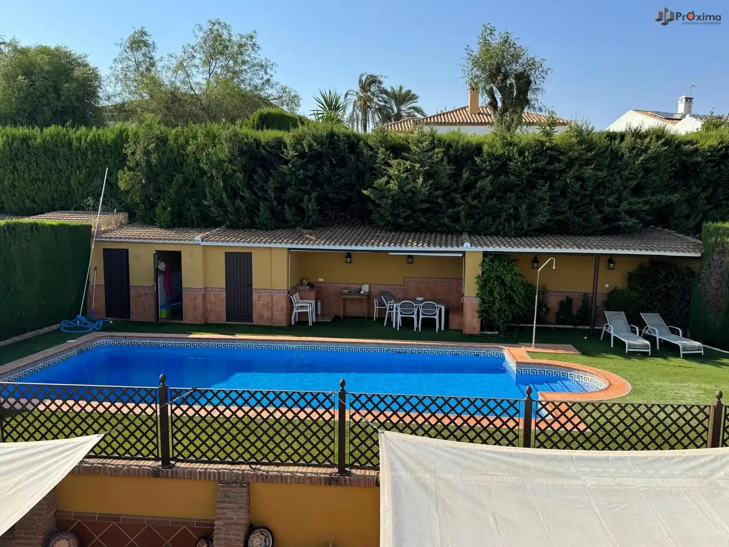 Swimming pool of Houses for sale in Écija  with Air Conditioner, Terrace and Storage room