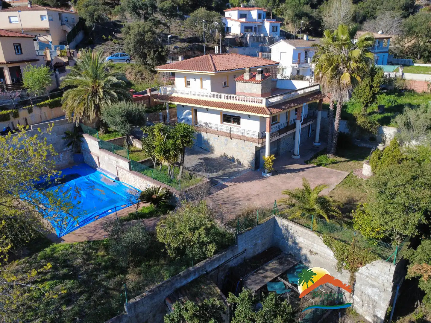 Jardí de Casa o xalet en venda en Lloret de Mar amb Calefacció, Jardí privat i Terrassa