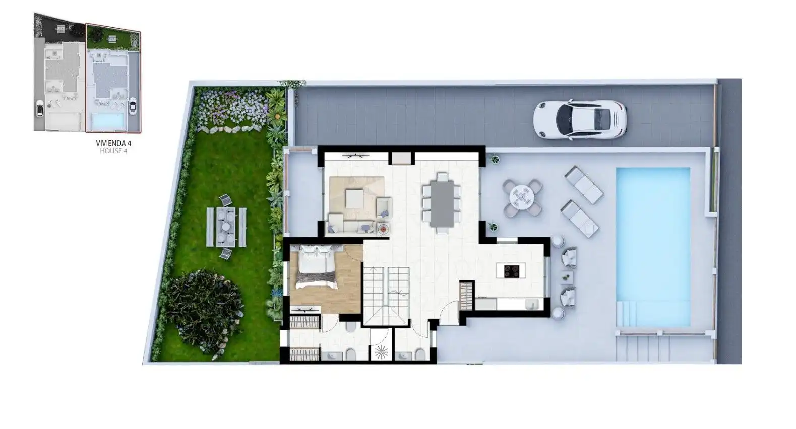 Houses for sale in L'Alfàs del Pi  with Air Conditioner, Heating and Private garden