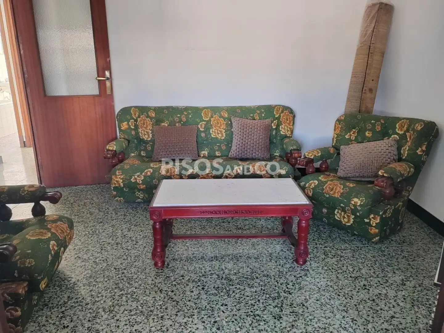 Sala de estar de Piso en venta en A Coruña Capital 