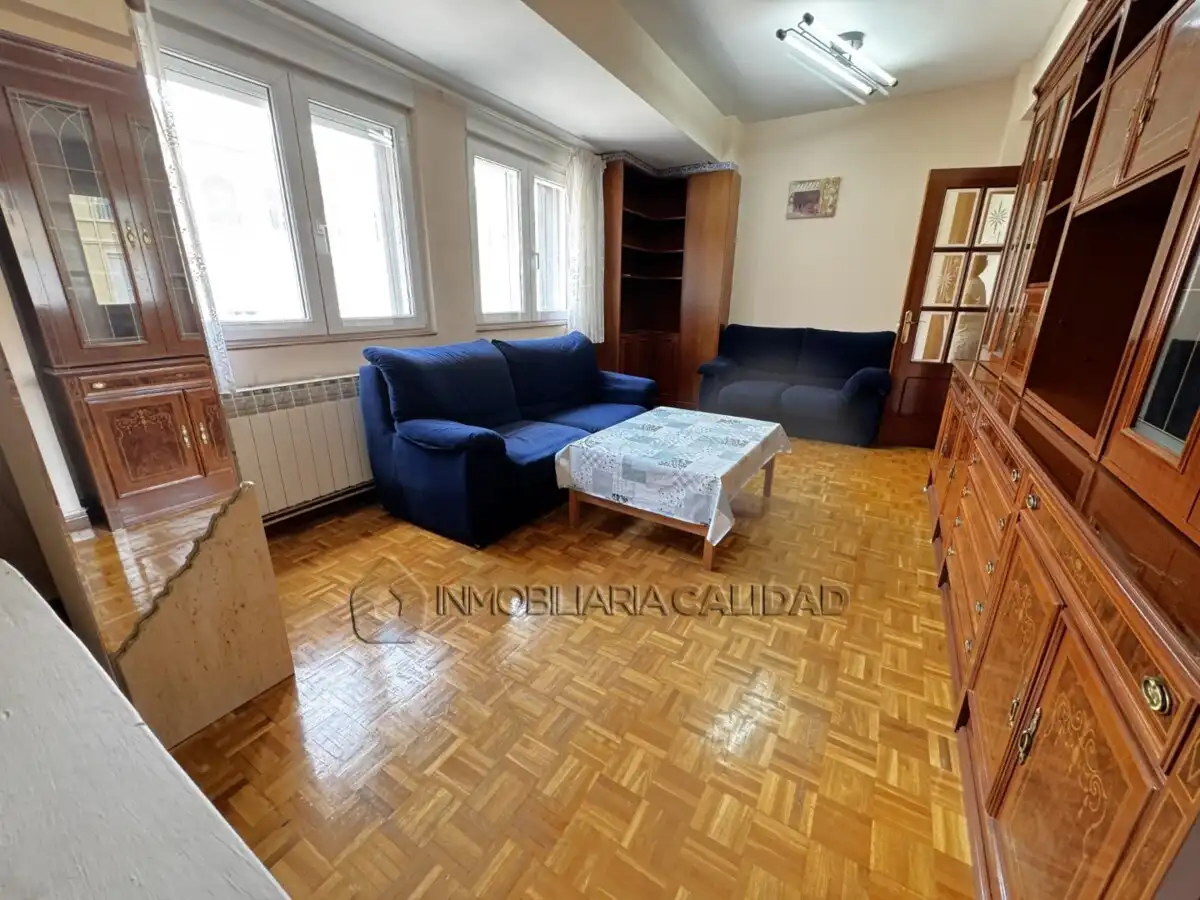 Living room of Flat for rent in Burgos  with Heating, Terrace and Furnished