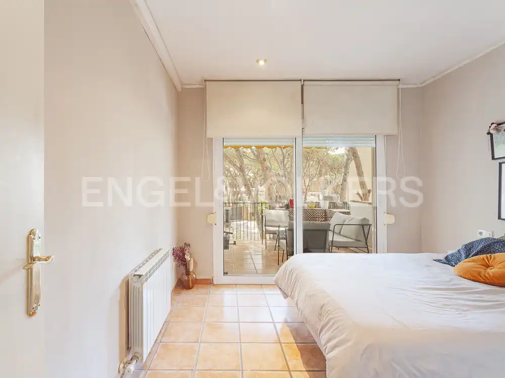 Bedroom of Flat for rent in Gavà  with Air Conditioner, Heating and Private garden