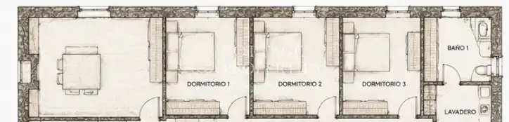 Dormitori de Finca rústica en venda en Sant Miquel de Campmajor amb Calefacció i Piscina