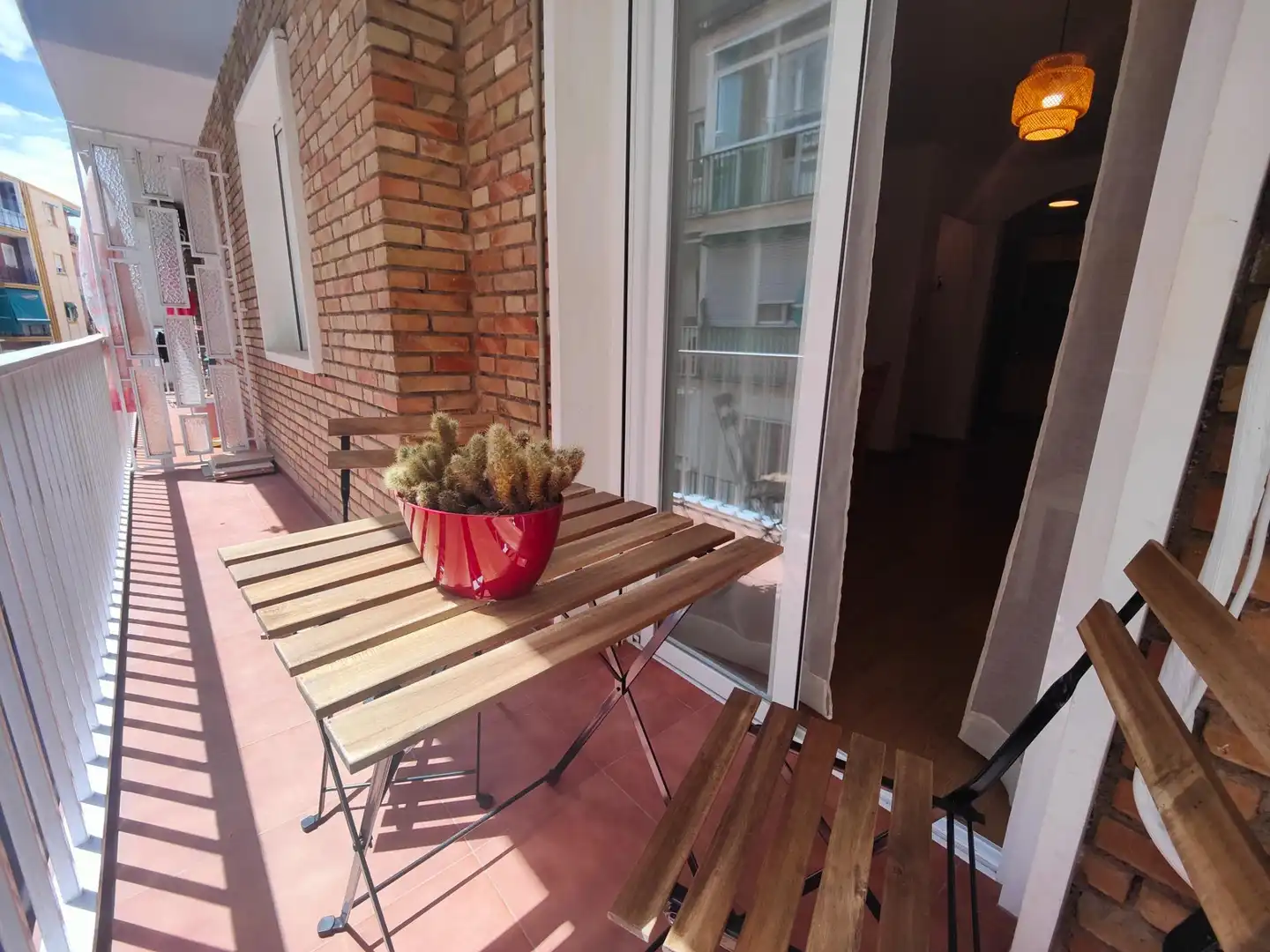Balcony of Flat for rent in Granada  with Air Conditioner, Heating and Furnished