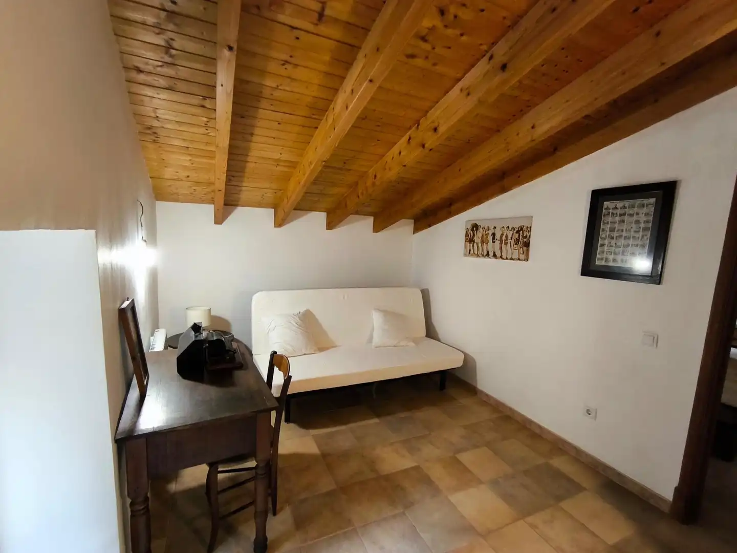 Sala d'estar de Finca rústica de lloguer en Sóller amb Calefacció