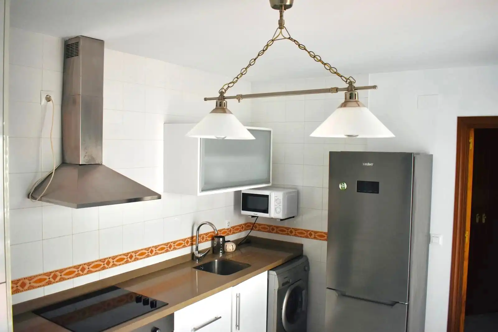 Cocina de Piso de alquiler en Sanlúcar de Barrameda con Aire acondicionado, Calefacción y Terraza