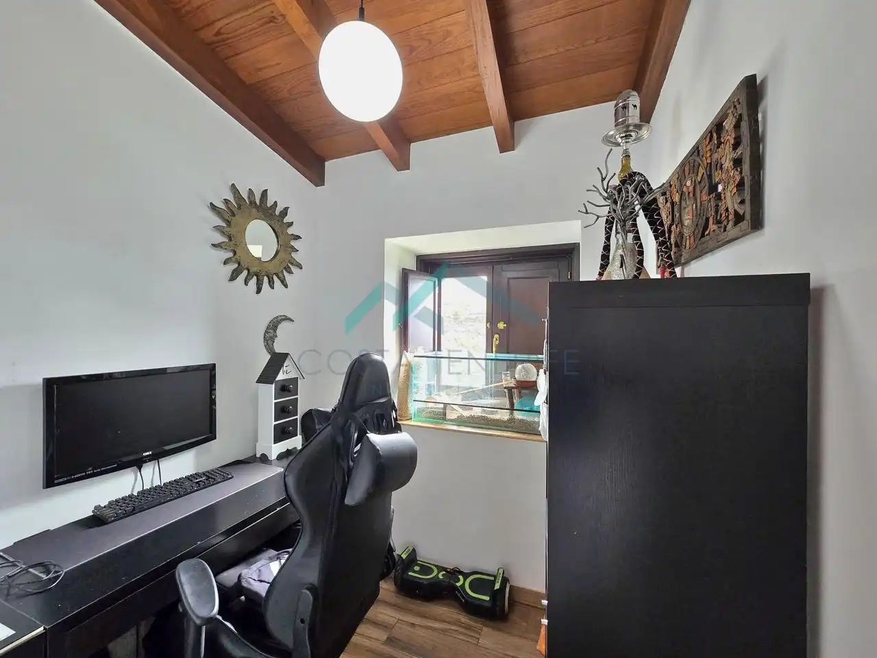 Sala d'estar de Finca rústica en venda en Guía de Isora amb Jardí privat i Moblat