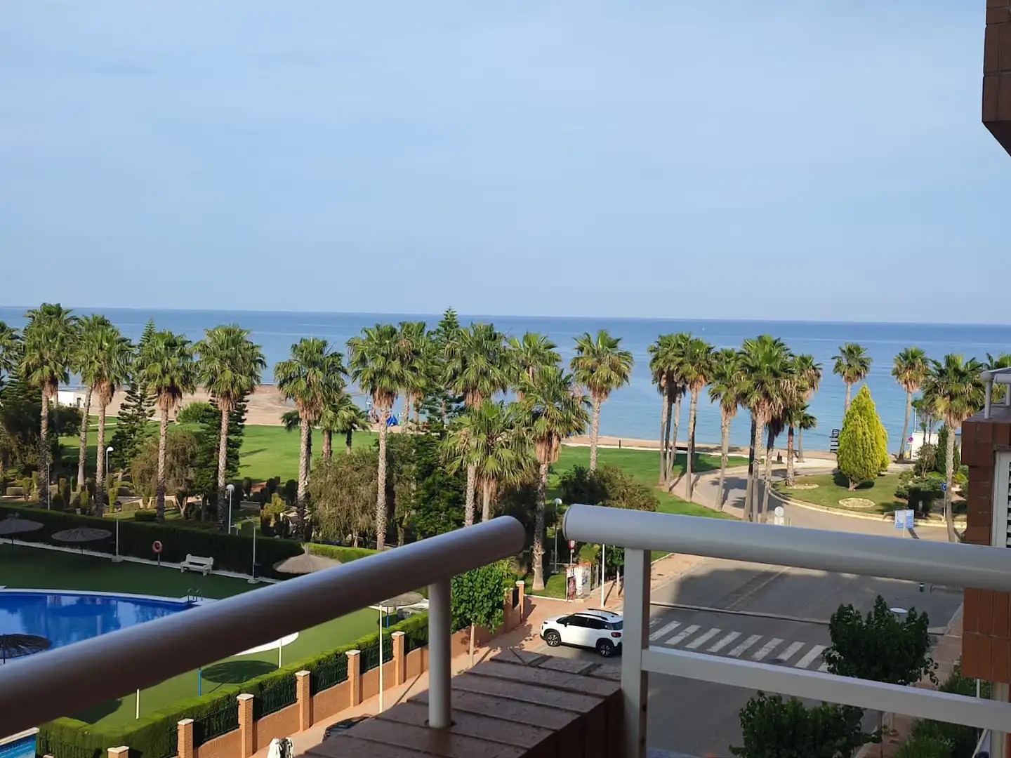 Terraza de Apartamento de alquiler en Oropesa del Mar / Orpesa con Aire acondicionado, Terraza y Amueblado