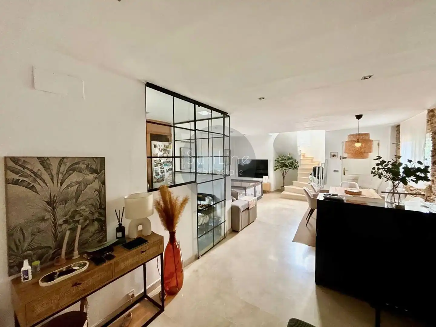 Sala de estar de Casa o chalet en venta en Moncada con Aire acondicionado, Jardín privado y Terraza
