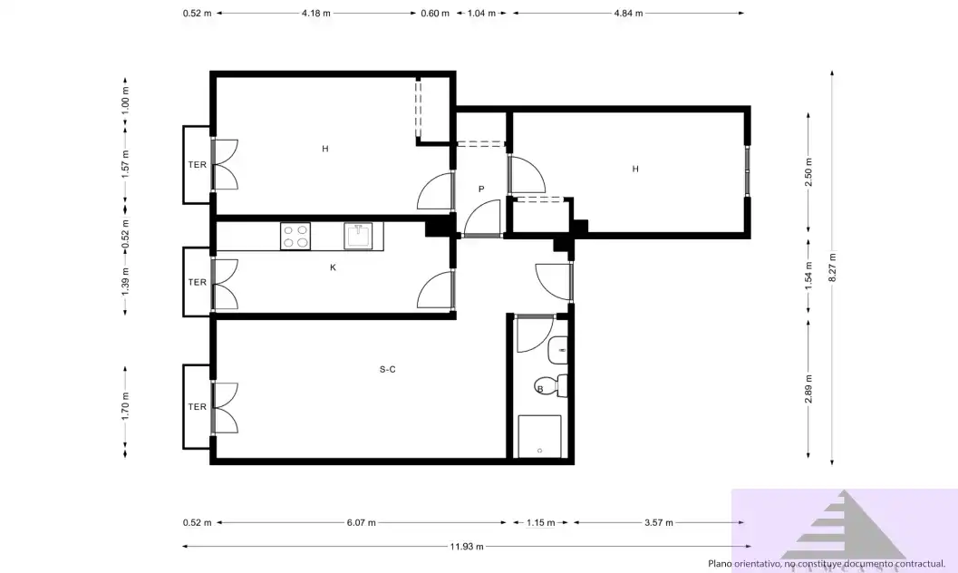 Flat with terrace for sale in Centro, imagen 11