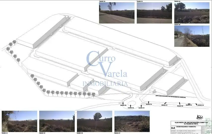 Exterior view of Industrial land for sale in El Palmar de Troya