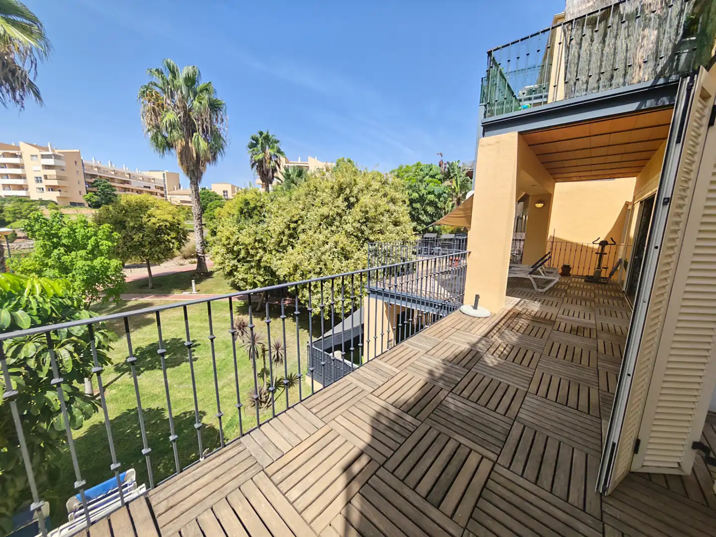 Terrace of Flat for rent in Alhaurín de la Torre  with Air Conditioner, Heating and Private garden