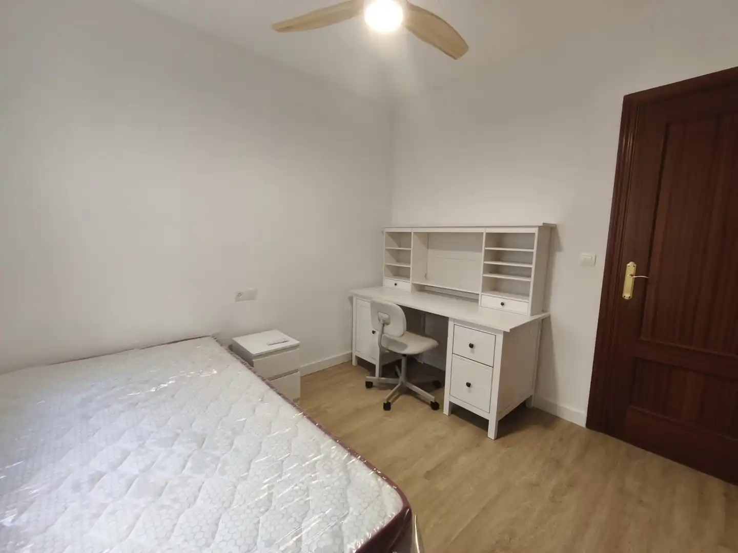 Schlafzimmer von Wohnung zur Miete in Santa Fe mit Parkett, Terrasse und Möbliert