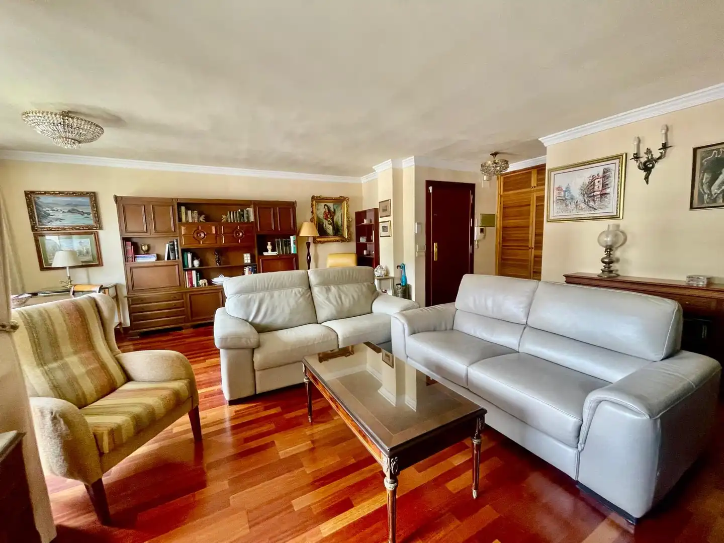 Sala de estar de Piso en venta en Málaga con Aire acondicionado y Terraza