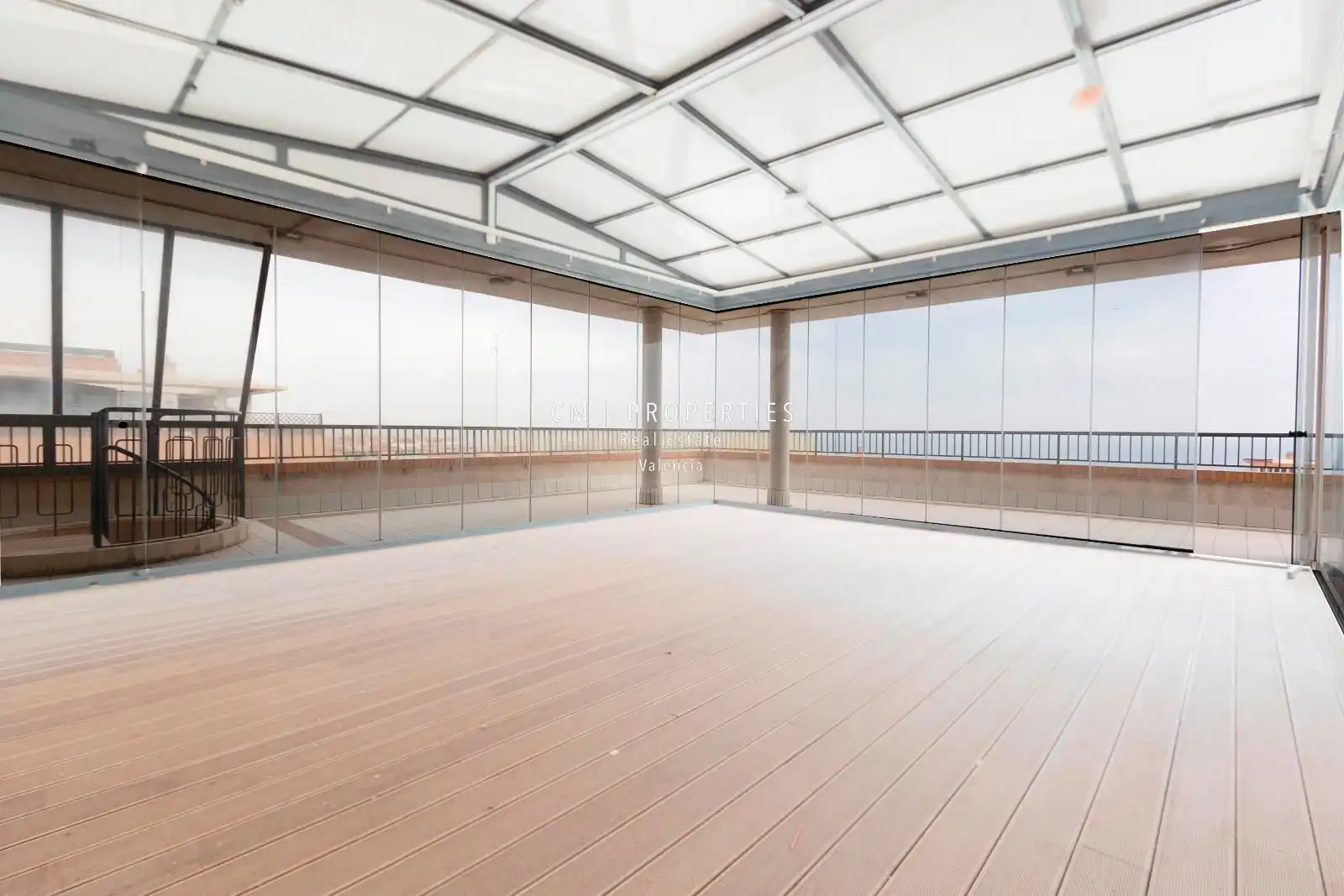 Terraza de Ático de alquiler en Alboraya con Aire acondicionado, Calefacción y Parquet