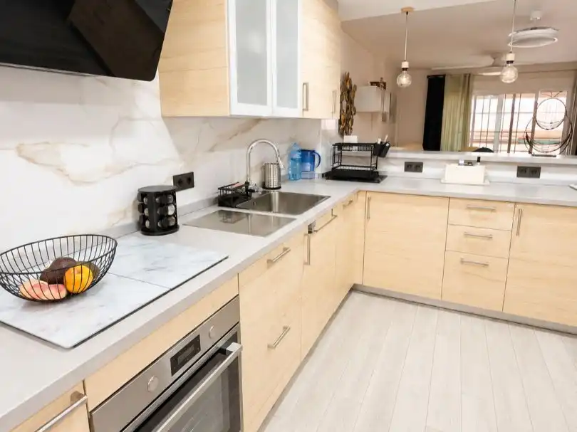 Cocina de Casa adosada en venta en Almuñécar con Aire acondicionado, Terraza y Balcón