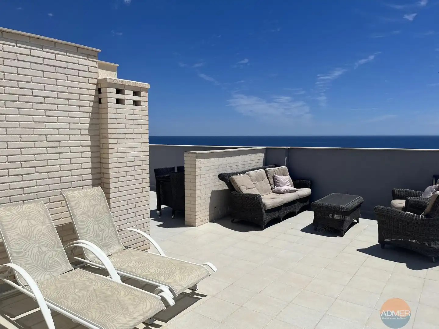Terrasse von Wohnung zum Verkauf in La Manga del Mar Menor mit Klimaanlage, Heizung und Terrasse