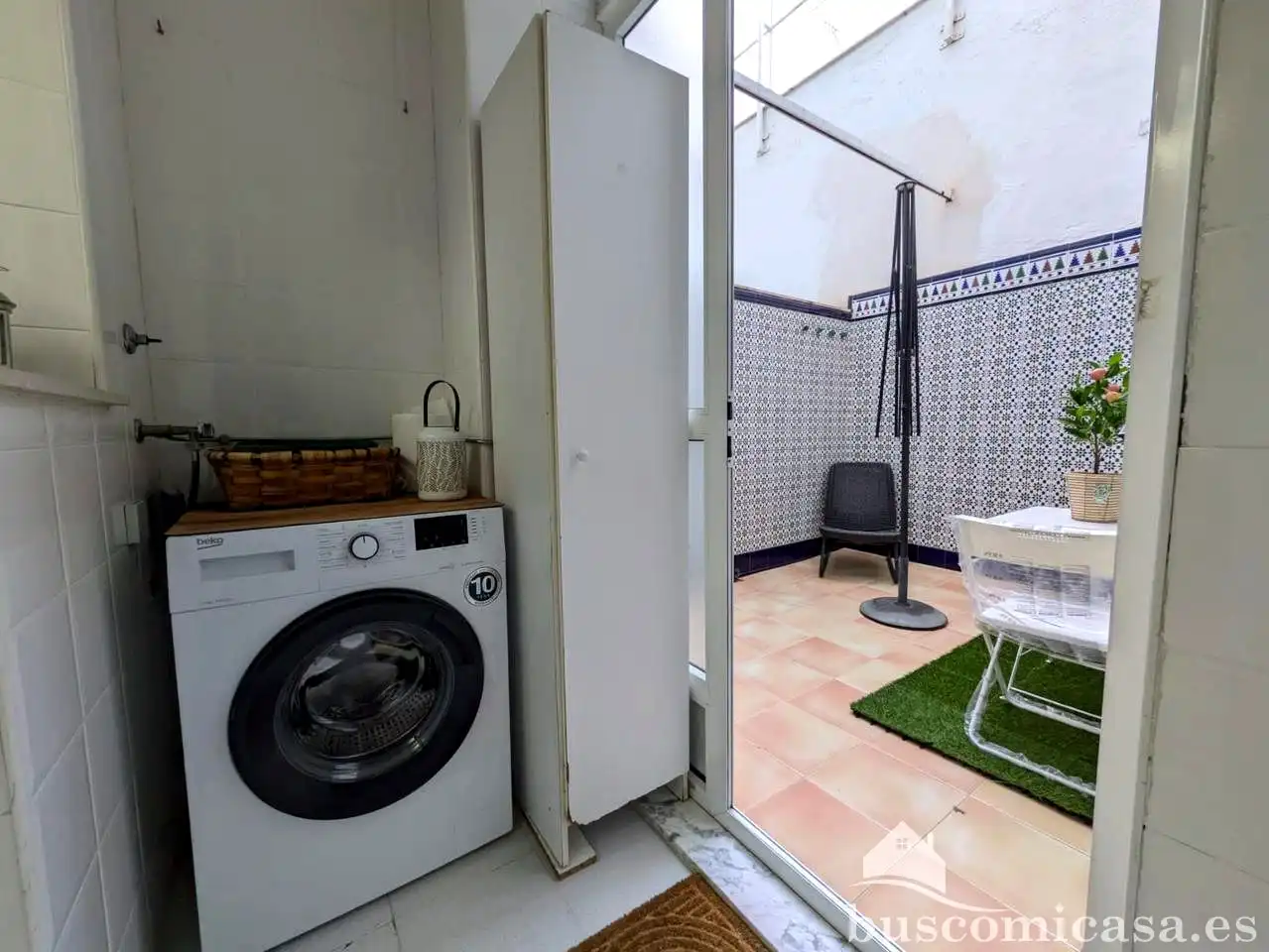 Terraza de Planta baja de alquiler en Linares con Aire acondicionado y Amueblado